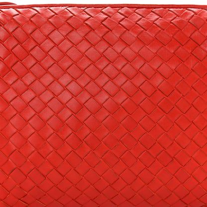 Bottega Veneta Nappa Intrecciato Nodini Crossbody Messenger Red 9 of 12