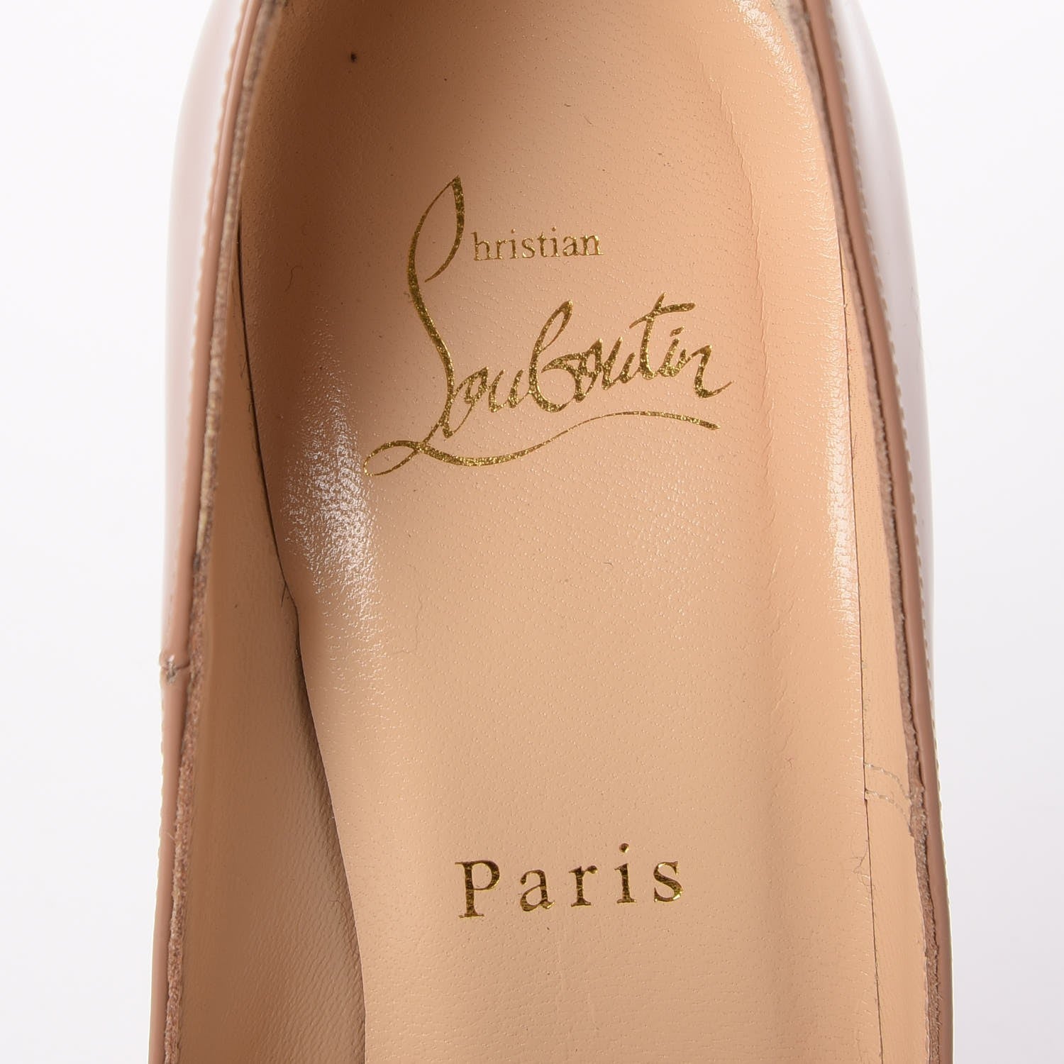 Christian Louboutin Patent So Kate 120 Pumps 36.5 Nude 7 of 8