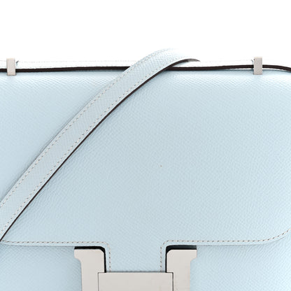 Hermes Epsom Constance 18 Bleu Brume 9 of 14