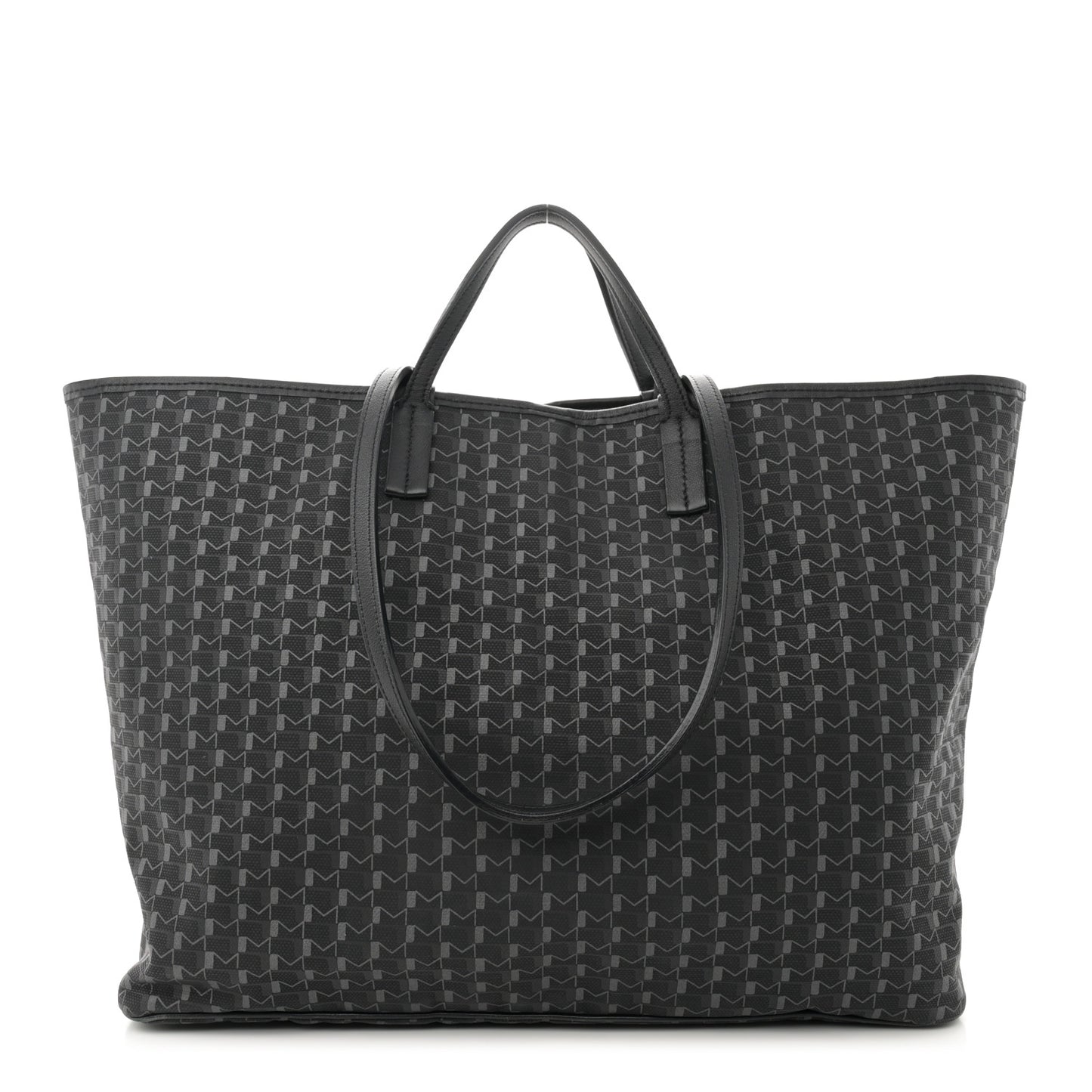 Calfskin Canvas 1920 M Monogram GM Tote Black Multicolor