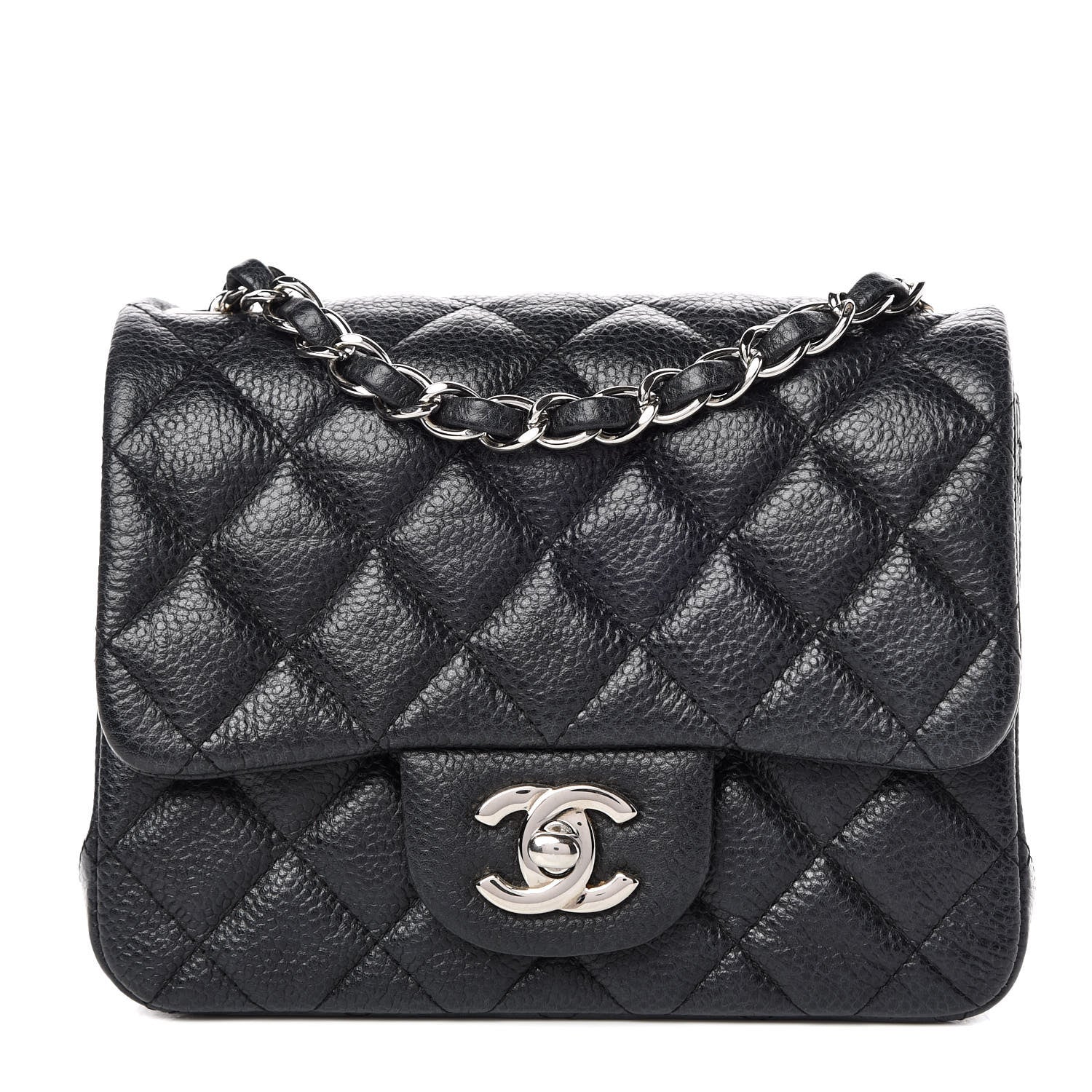 Chanel Caviar Quilted Mini Square Flap Black 1 of 9