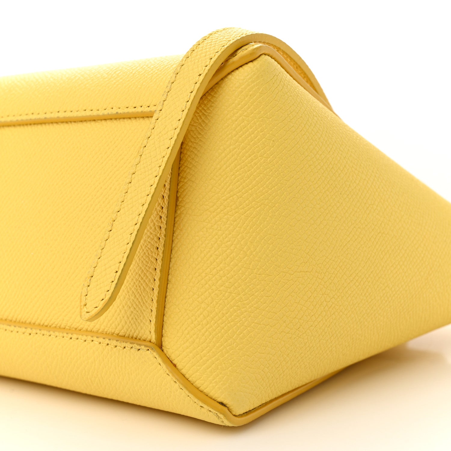 Celine Grained Calfskin Nano Belt Bag Citron 10 of 16