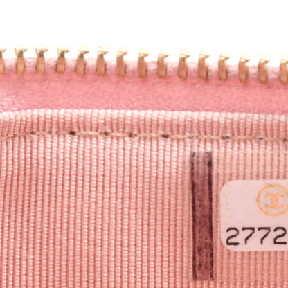Chanel Iridescent Caviar Quilted Classic iPhone Pouch Rose Pink 6 of 7