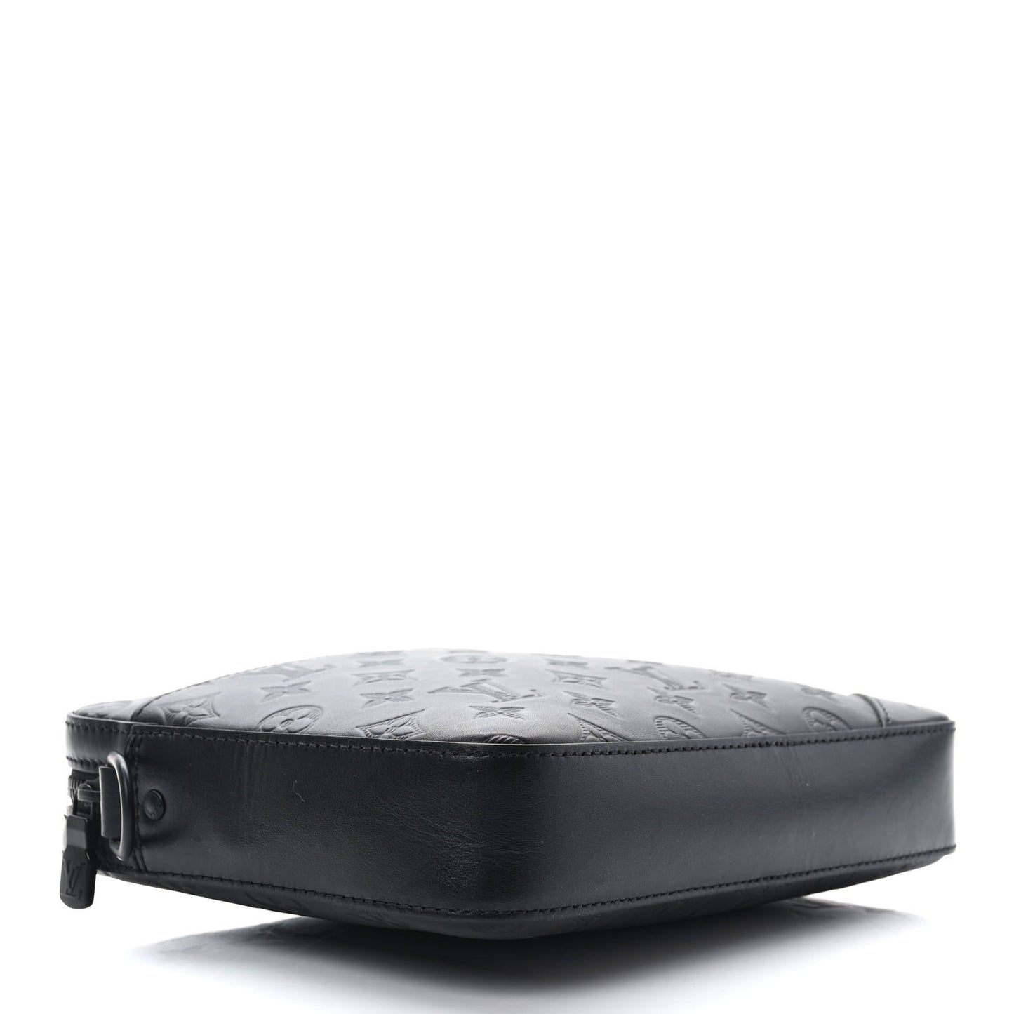 Calfskin Monogram Shadow Duo Messenger Black