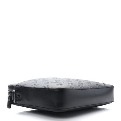 Louis Vuitton Calfskin Monogram Shadow Duo Messenger Black 4 of 11