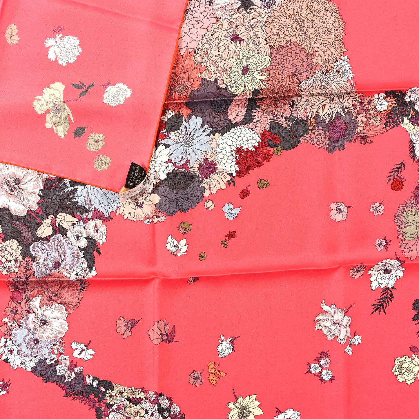 Silk Robe Legere Scarf 90 Rose Lipstick Vieux Rose