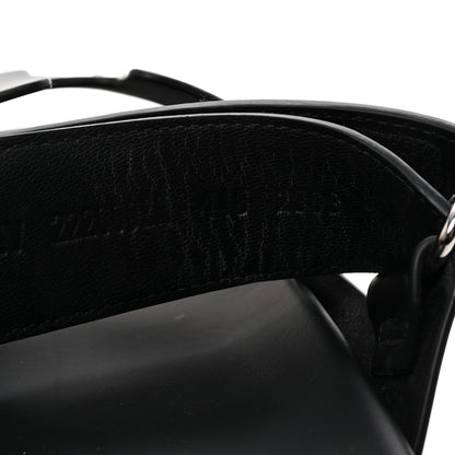 Hermes Calfskin Mens Chypre Sandals 44.5 Black 9 of 10