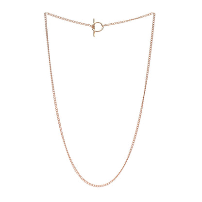 Hermes 18K Rose Gold PM Echappee Necklace ST 3 of 5