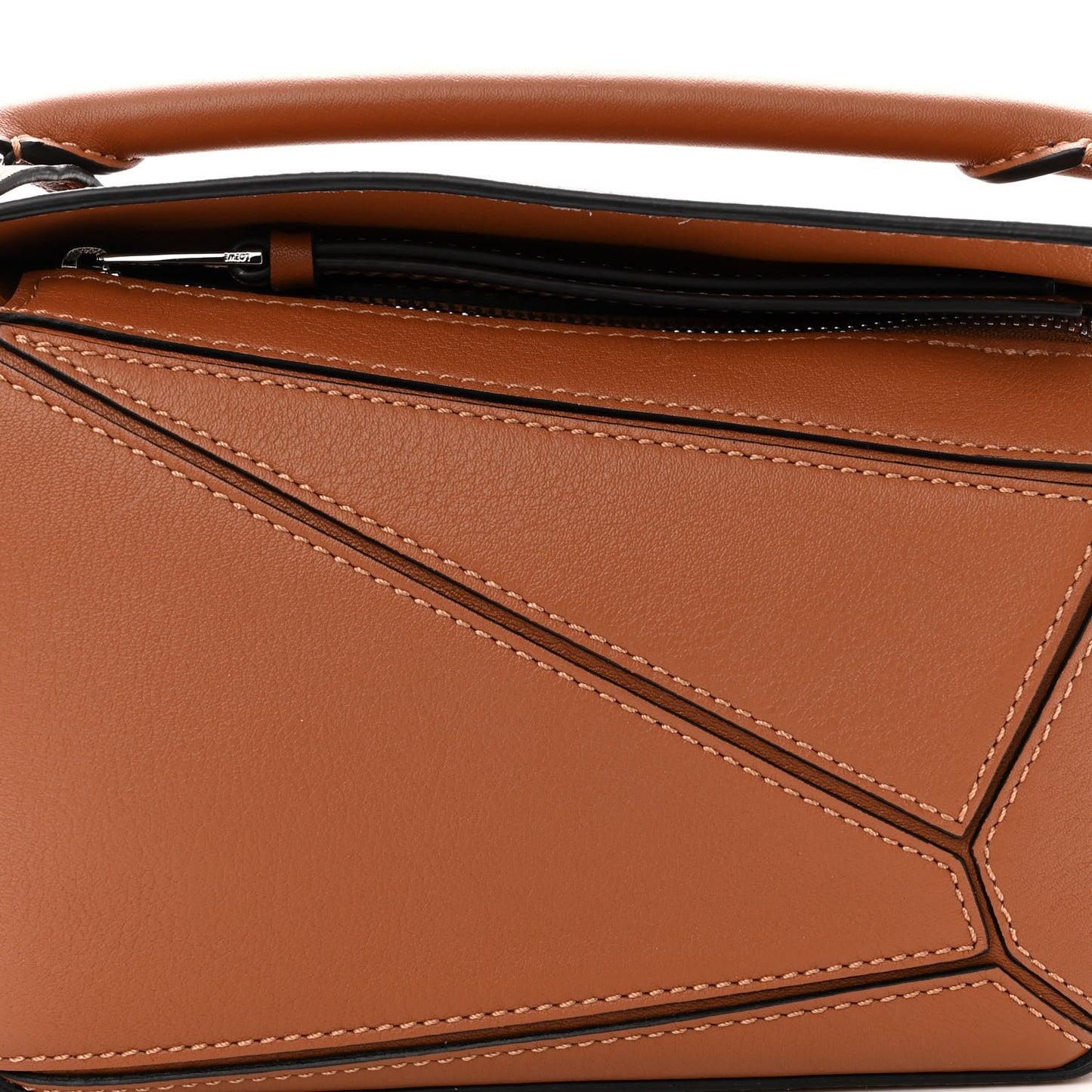 Calfskin Mini Puzzle Bag Tan
