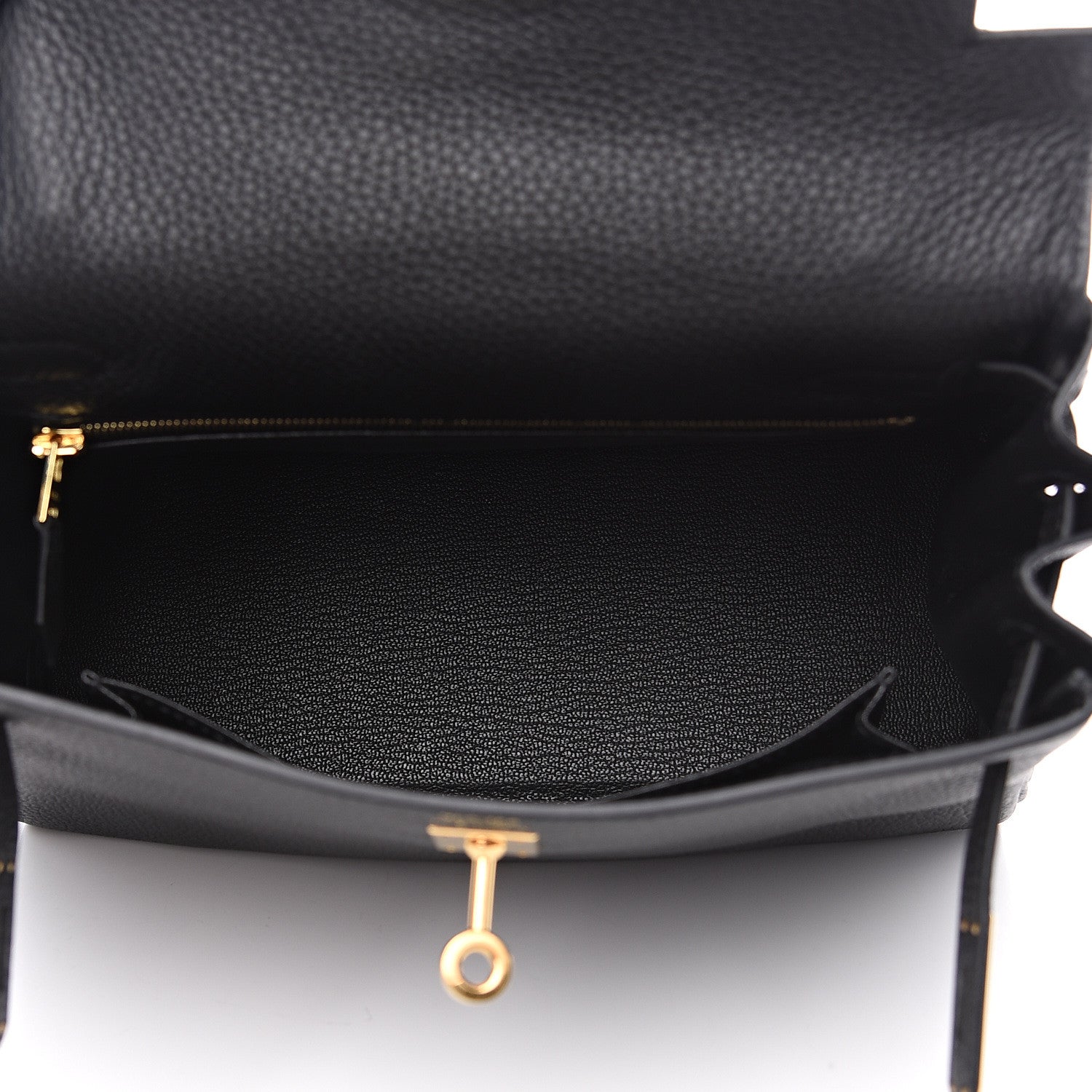 Hermes Togo Kelly Retourne 25 Black 4 of 9