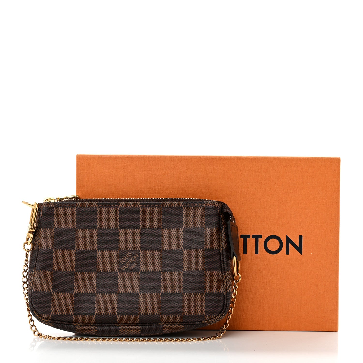 Louis Vuitton Damier Ebene Mini Pochette Accessories 8 of 8