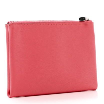 Hermes Evercolor Small Atout Pouch Rose Azalee Vert Cypress 3 of 8