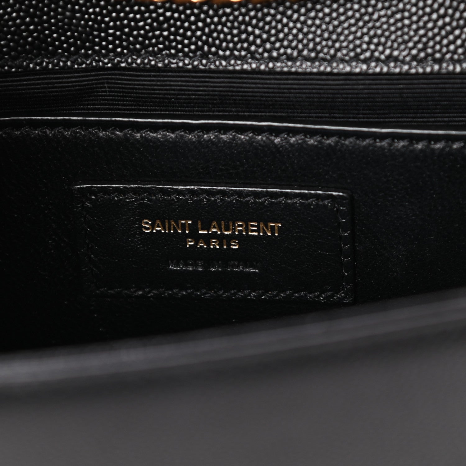 Saint Laurent Grain De Poudre Small Monogram Kate Satchel Black 6 of 8