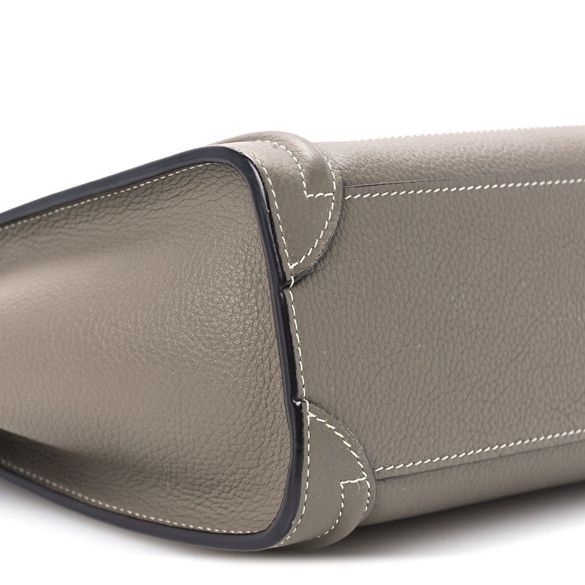 Drummed Calfskin Nano Luggage Souris