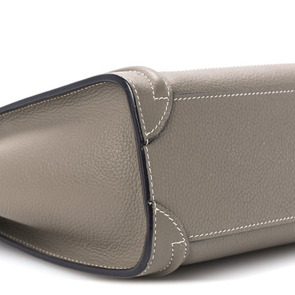 Celine Drummed Calfskin Nano Luggage Souris 10 of 11