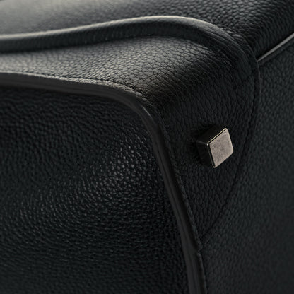 Celine Drummed Calfskin Mini Luggage Black 10 of 13