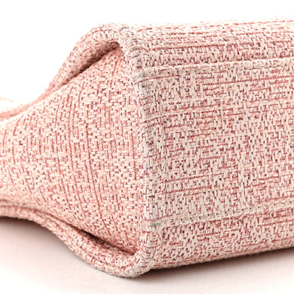 Chanel Lurex Boucle Mini Deauville Tote Pink 9 of 10