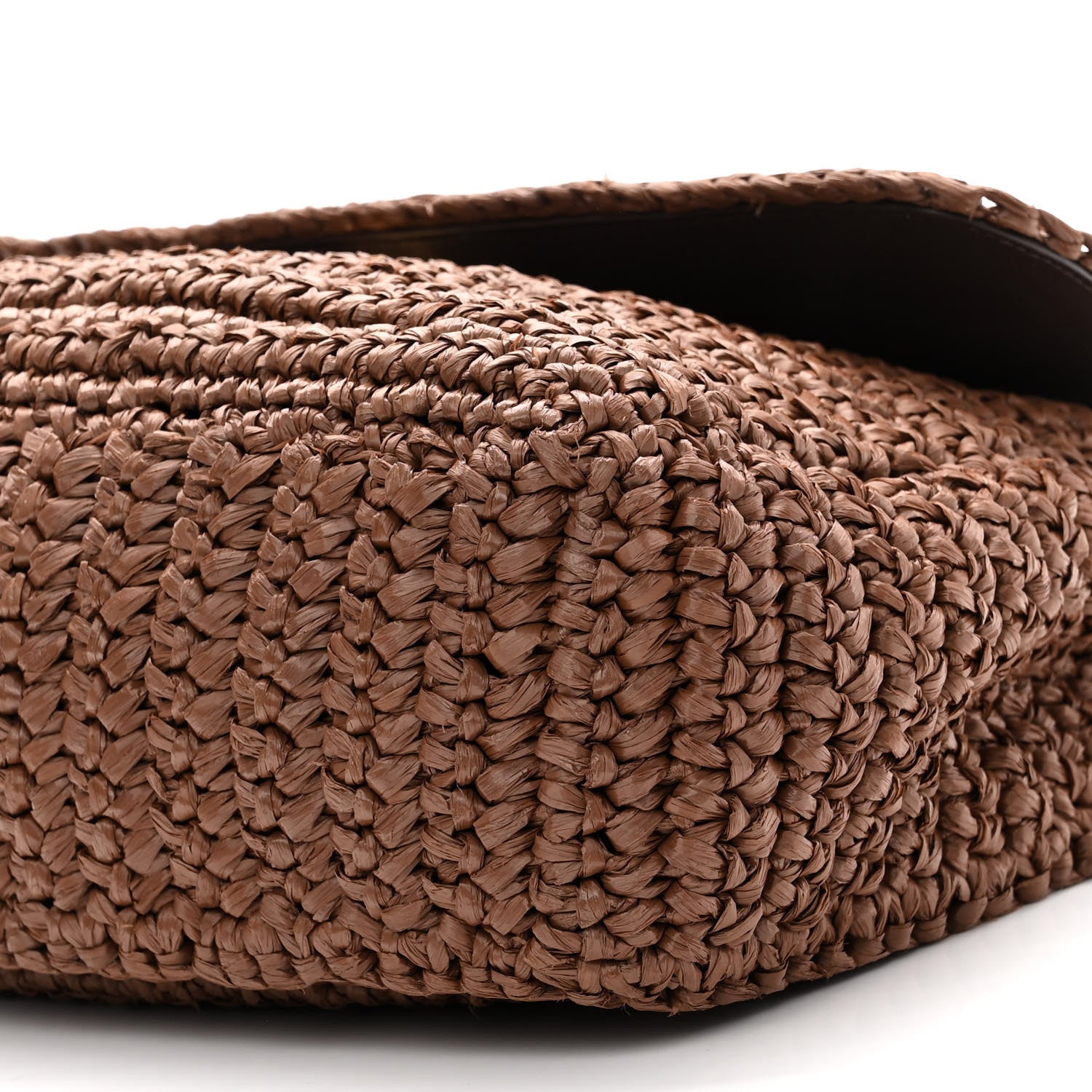 Saint Laurent Raffia Calfskin Monogram Medium Niki Chain Satchel New Nut 11 of 11