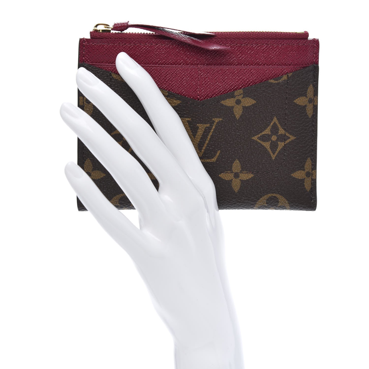 Louis Vuitton Monogram Zipped Card Holder Fuchsia 2 of 6