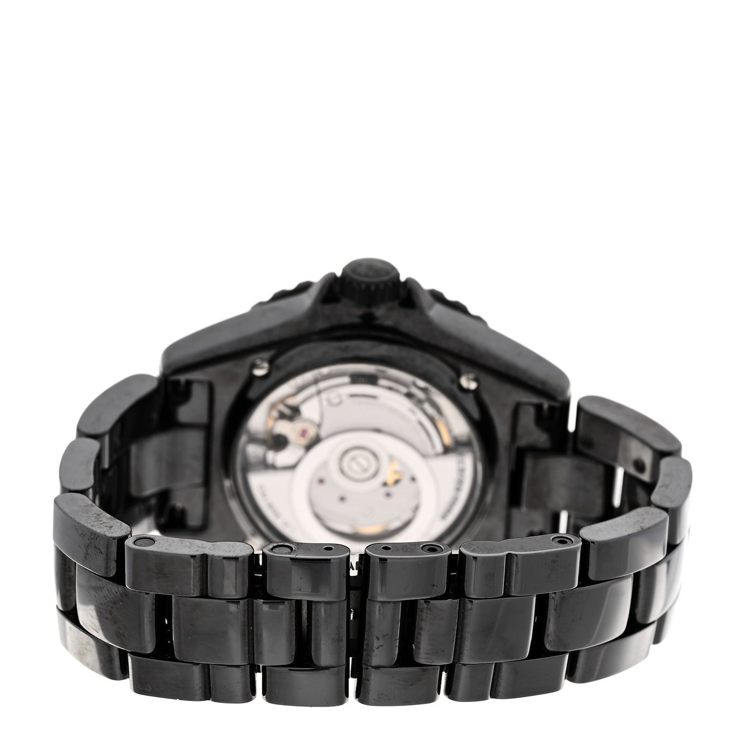 Stainless Steel Ceramic 38mm J12 Wanted de Chanel Automatic Watch Black
