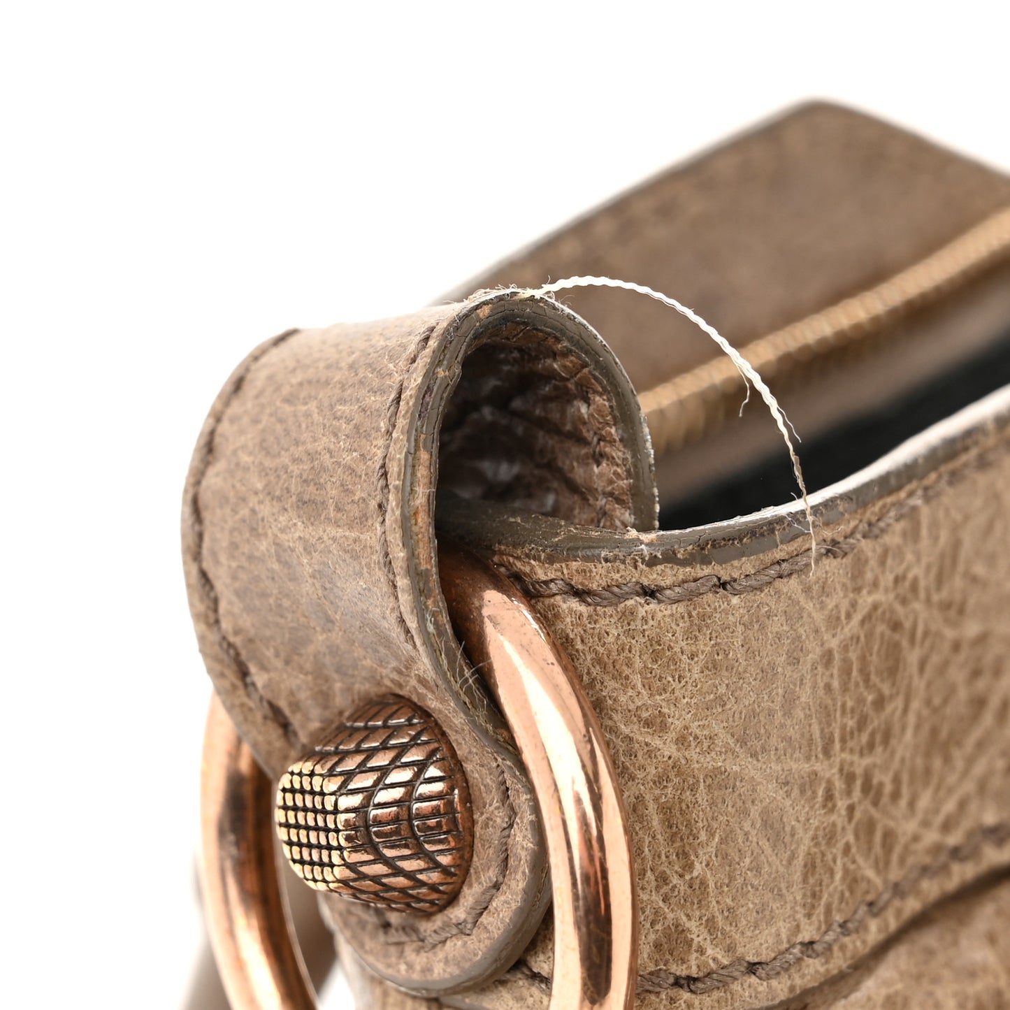 Agneau Giant 12 Gold Hardware First Gris Poivre