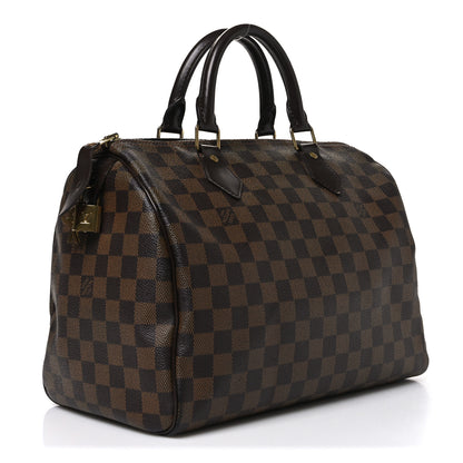 Louis Vuitton Damier Ebene Speedy 30 3 of 10