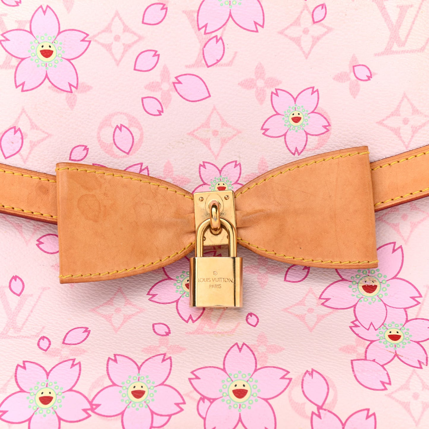Monogram Cherry Blossom Sac Retro Pink