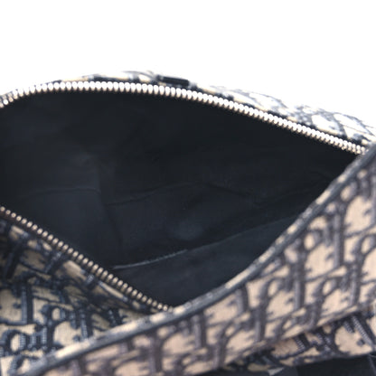 Christian Dior Oblique Mens Saddle Bag Blue 5 of 12