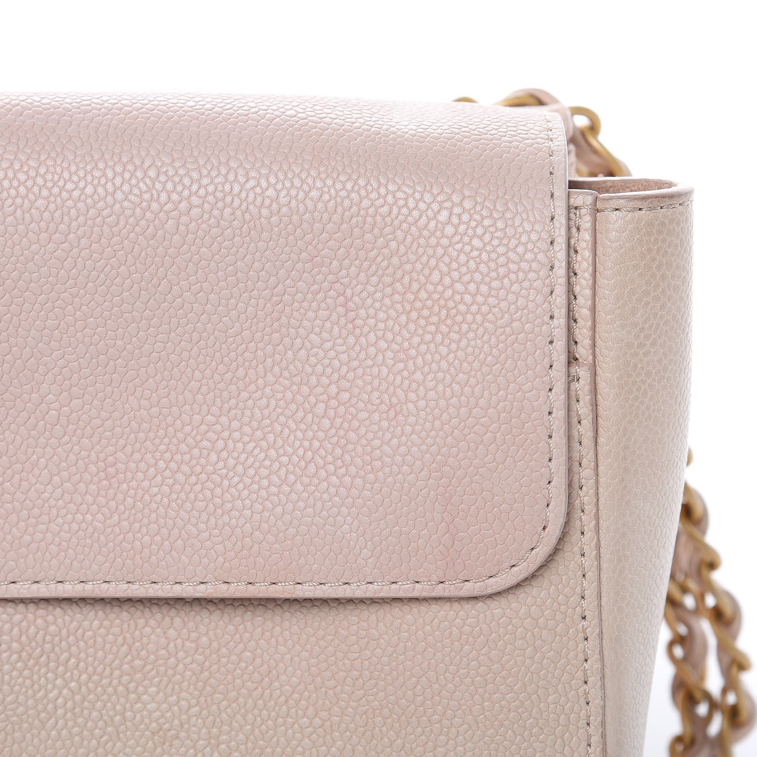 Chanel Grained Calfskin Jumbo Classic Pure Double Flap Nude 14 of 23