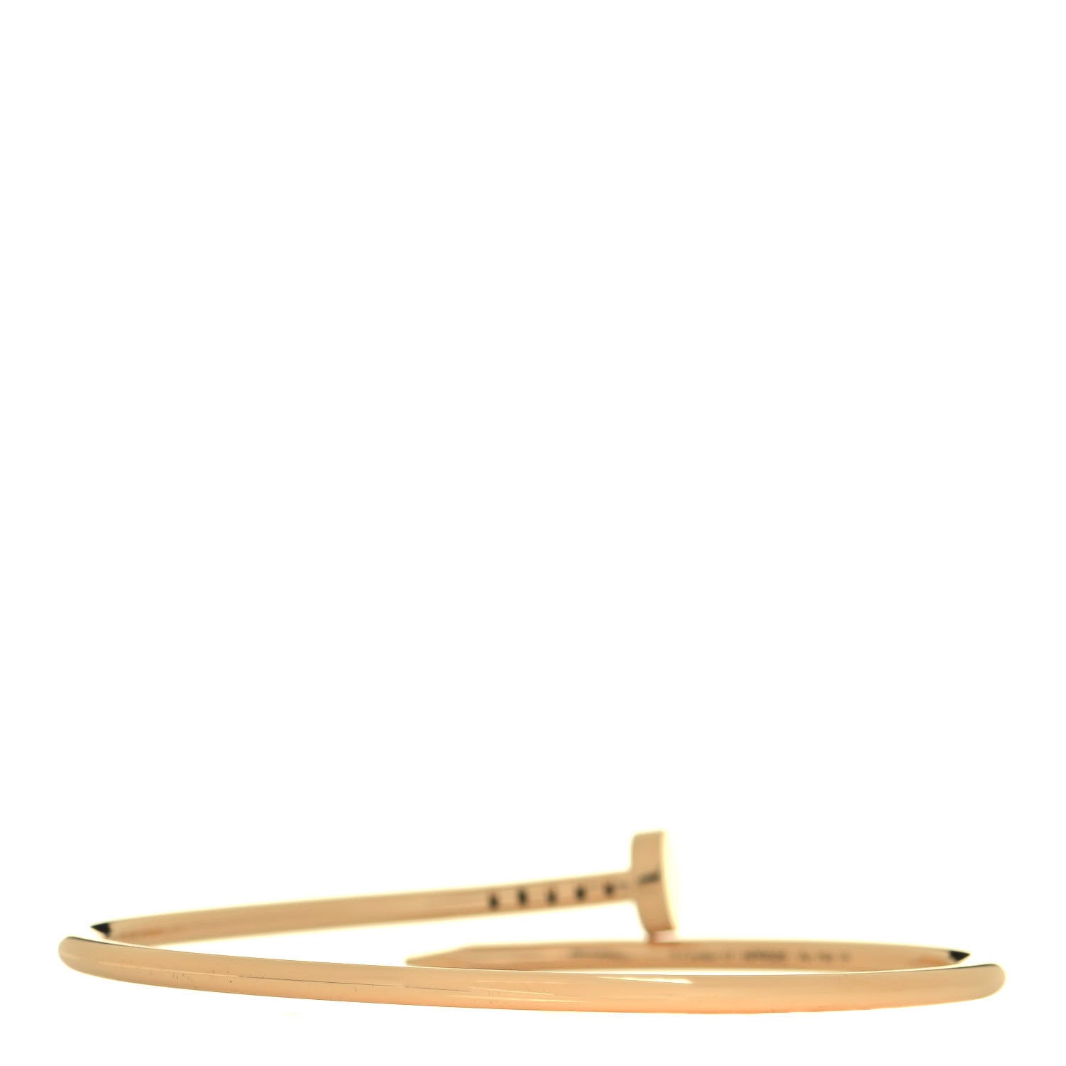 Cartier 18K Yellow Gold Small Juste Un Clou Bracelet 17 3 of 5