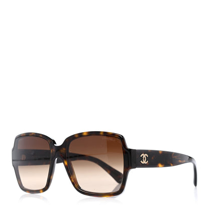 Chanel Acetate Square CC Sunglasses 5385 Tortoise 1 of 7
