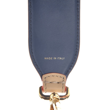 Fendi Vitello Century Plexiglass Bi-Color Studded Strap You Amido Blue Scuro 5 of 5