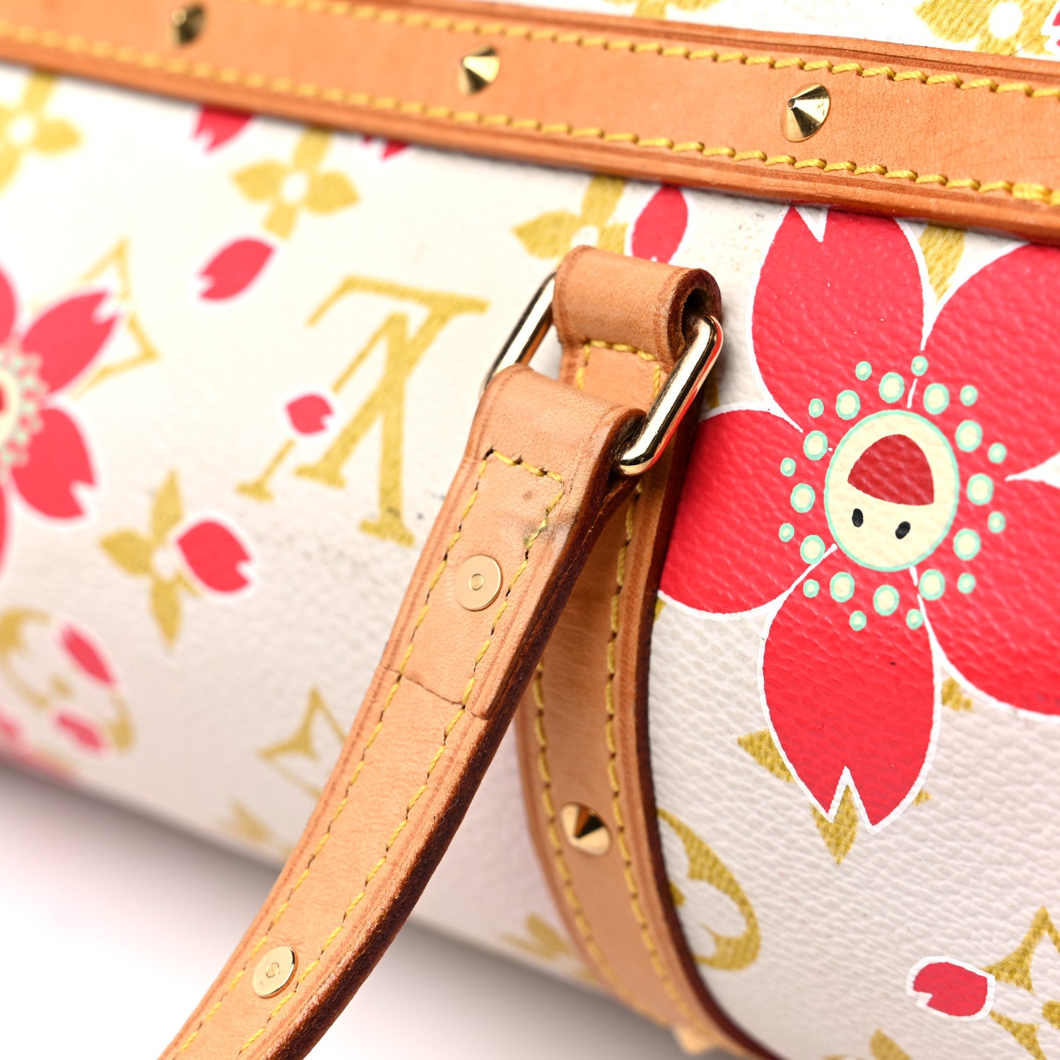 Louis Vuitton Monogram Cherry Blossom Papillon Red Creme 13 of 14