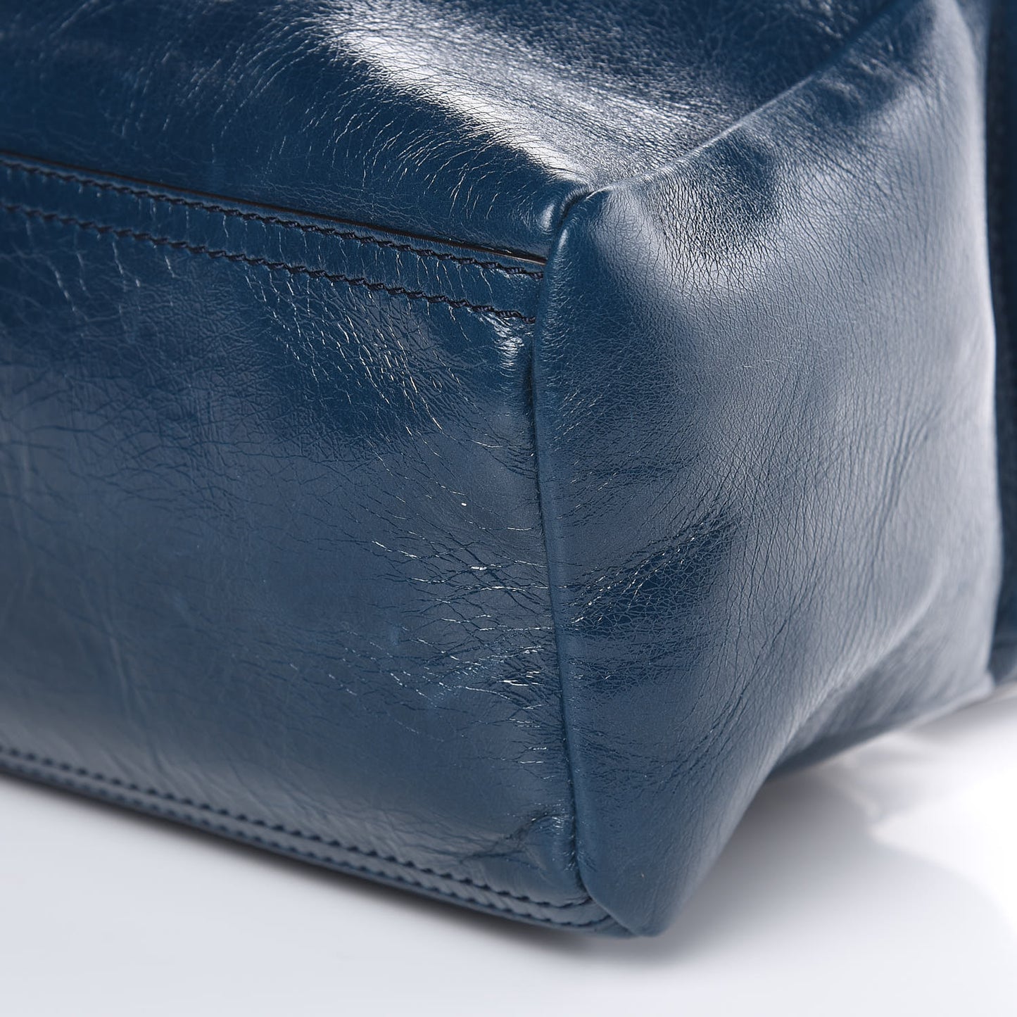 Patent Lambskin 4G Small Pandora Blue