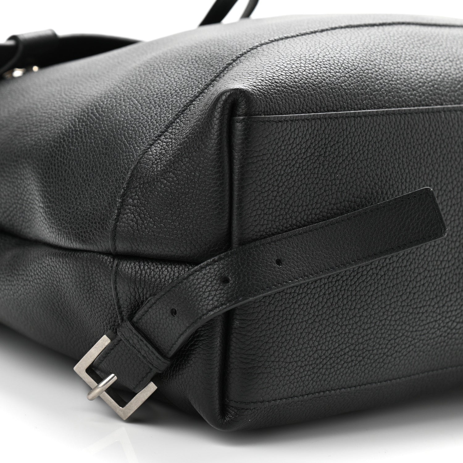 Saint Laurent Grained Calfskin Sac De Jour Backpack Black 9 of 10