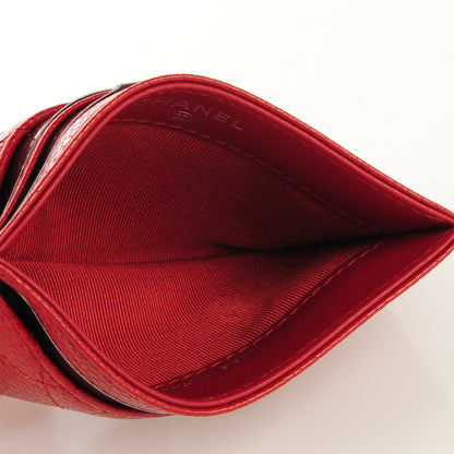 Chanel Caviar Quilted Card Holder Red 5 of 8