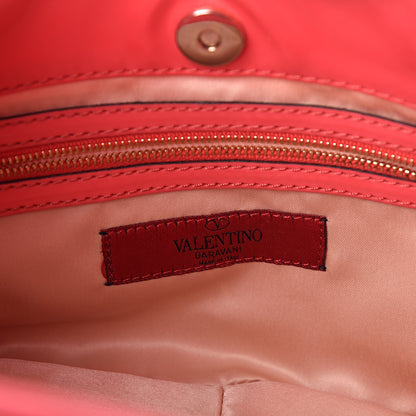 Valentino Garavani Patent Lacca Nuage Bow Hobo Pink 6 of 9