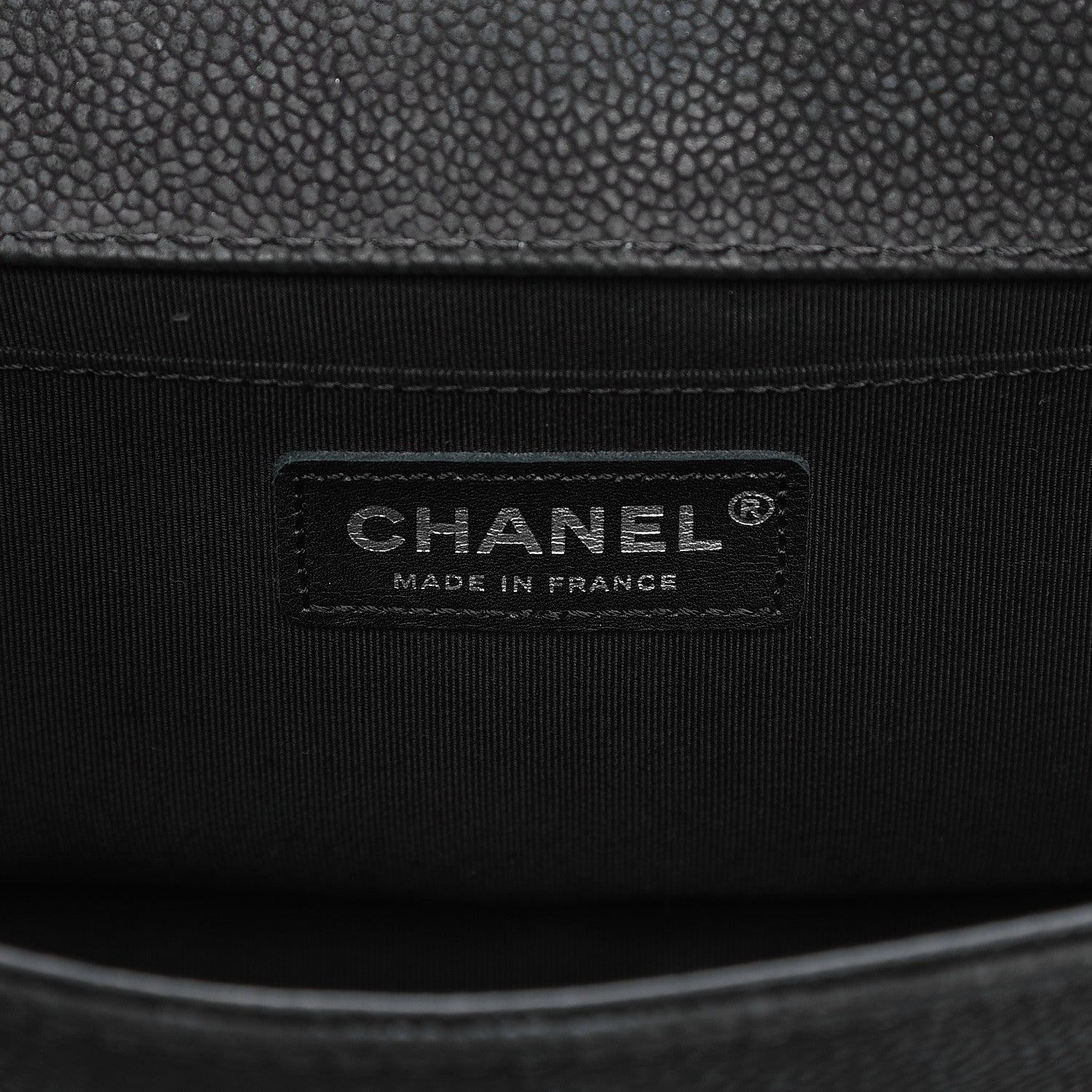 Chanel Iridescent Caviar Quilted Medium Boy Flap Black 6 of 12