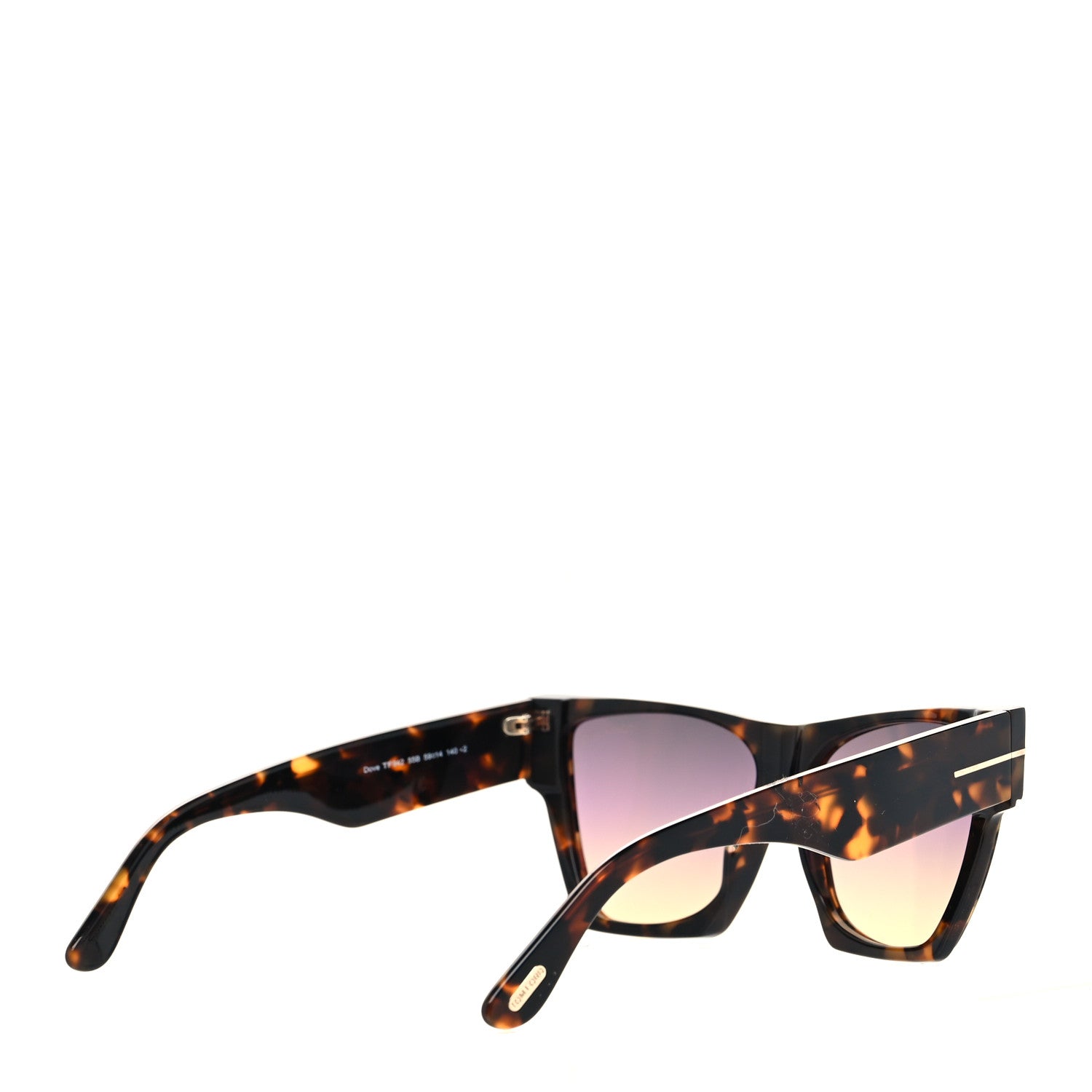 Tom Ford Acetate Dove Sunglasses TF942 Tortoise 4 of 7