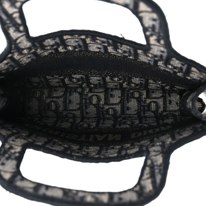 Christian Dior Oblique Mini Book Tote Blue Multicolor 6 of 13