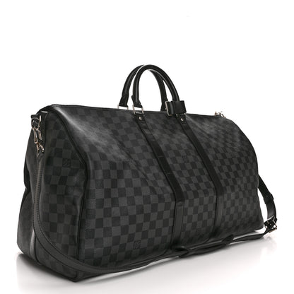 Louis Vuitton Damier Graphite Keepall Bandouliere 55 2 of 14