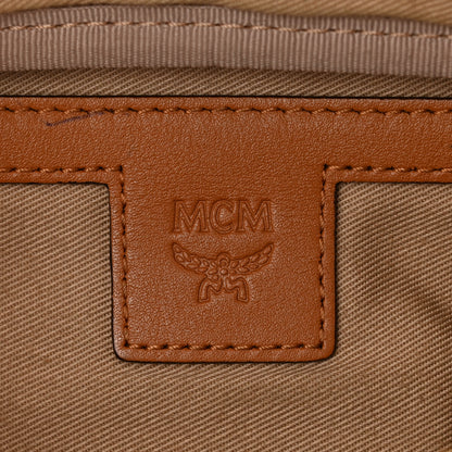 MCM Visetos Stark Belt Bag Cognac 11 of 22