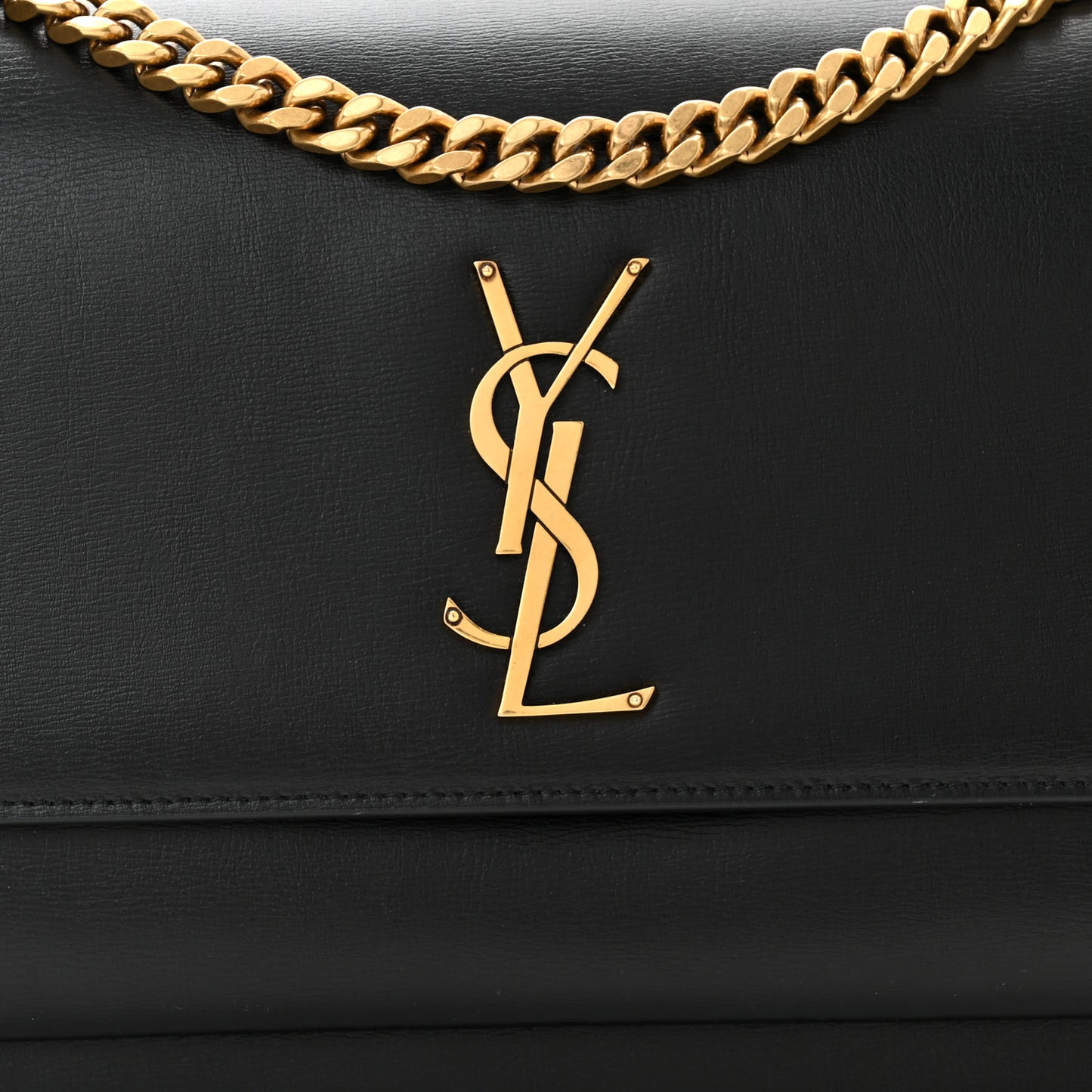 Calfskin Large Monogram Sunset Black