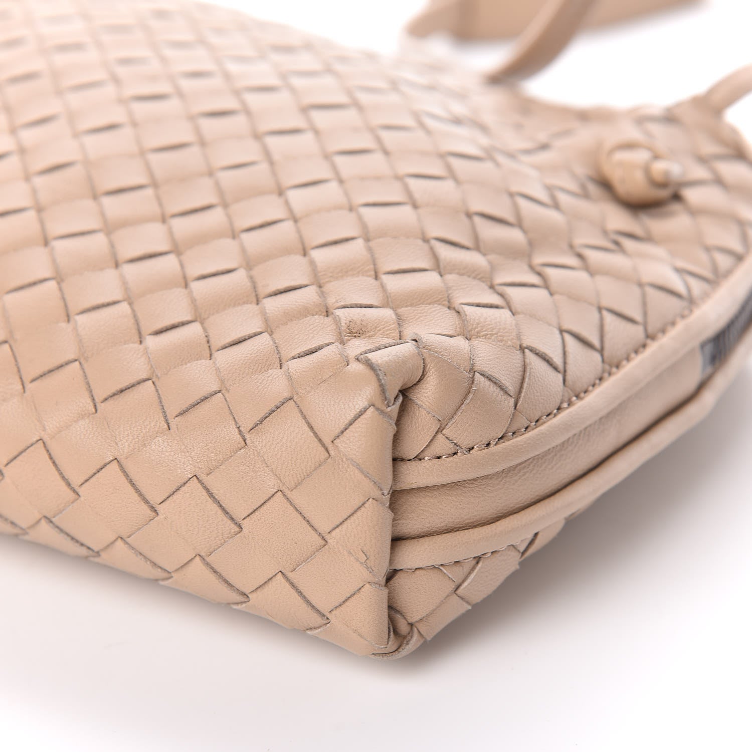 Bottega Veneta Nappa Intrecciato Pillow Crossbody Messenger Mink 7 of 16