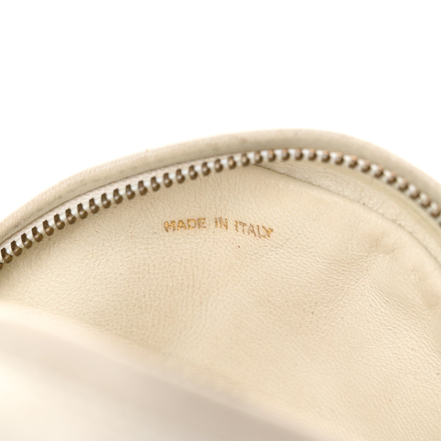 Lambskin Quilted Round Tassel Crossbody Bag White