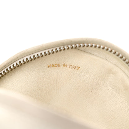 Chanel Lambskin Quilted Round Tassel Crossbody Bag White 11 of 22