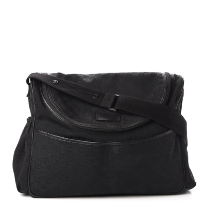 Gucci Monogram Large Diaper Bag Black 1 of 10