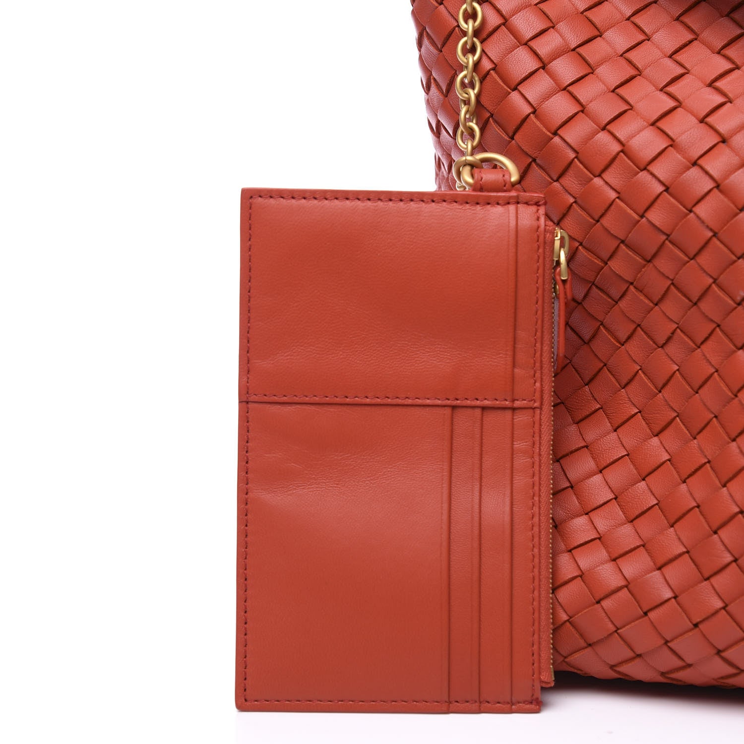 Bottega Veneta Nappa Intrecciato Cabat Bucket Poppy 11 of 11