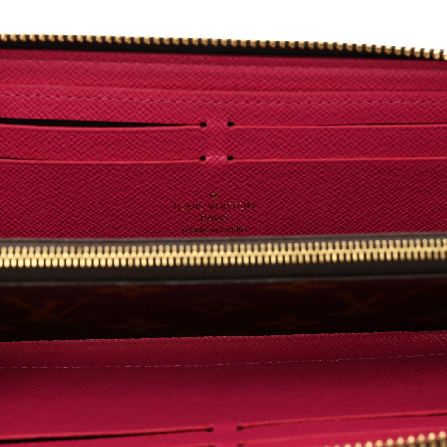 Louis Vuitton Monogram Clemence Wallet Fuchsia 5 of 7