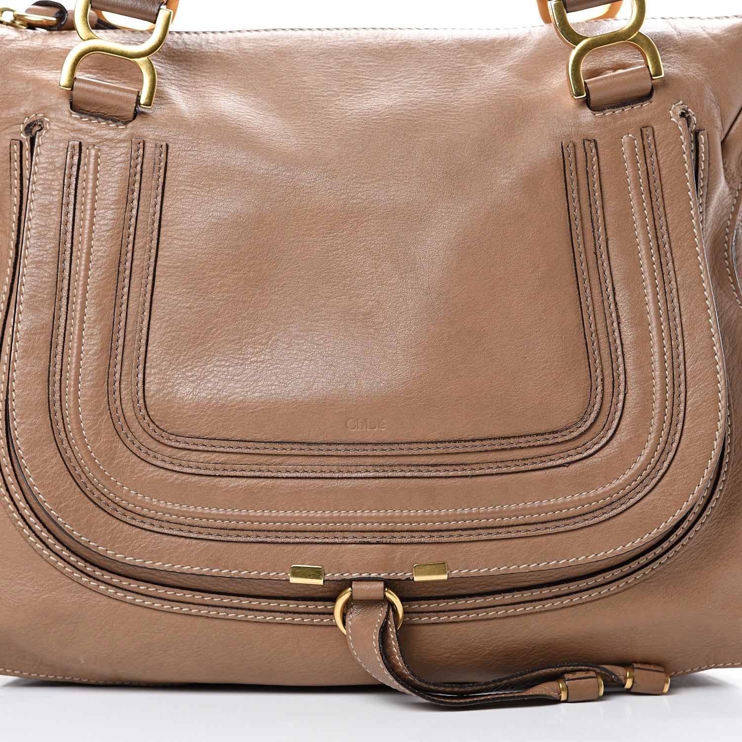 Chloe Calfskin Large Marcie Satchel Nut 7 of 24
